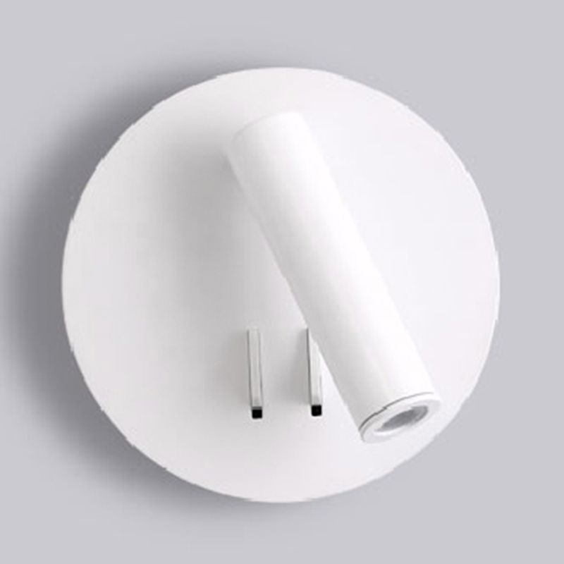 Modern Metal Wall Light Geometric 2 Lights Reading Wall Sconce for Living Room