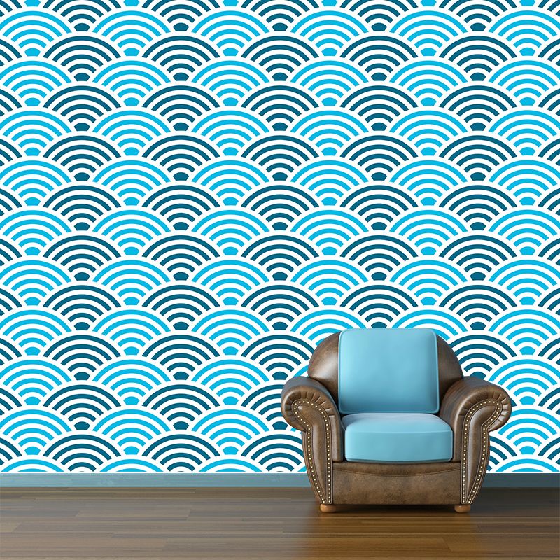 Lichte kleur geometrie muurschildering behang hedendaagse wandbekleding voor woondecoratie