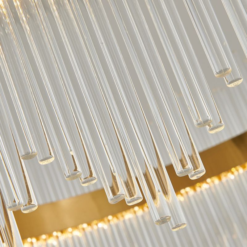 Modern Pendant Chandelier Linear Island Lighting Pendant Light Modern Chandelier in Gold