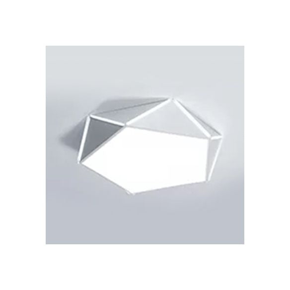 Cafe Pentagon Diamond plafonnier acrylique macaron style LED plafonnier