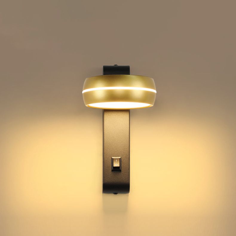 Luces de apliques de pared de tambor de estilo contemporáneo 1 Luz LED LIGHTIVE