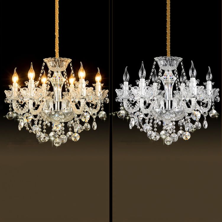 Nordic Style Chandelier Light Postmodern Style Crystal Pendant Lights for Living Room