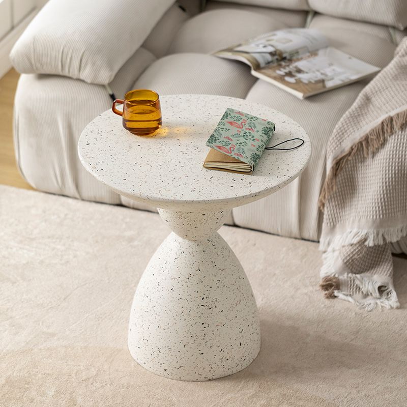 Metal Pedestal Coffee Table Contemporary White Coffee Cocktail Table