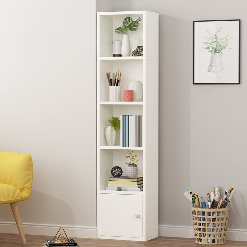 Closed Wooden Bookshelf Modern Home Living Room Study Corner Bookcase