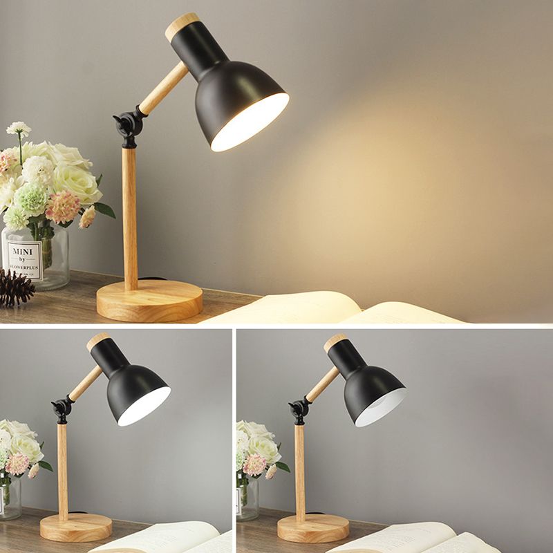 Modern Dome Nightstand Lamp Metal 1 Light Table Light
