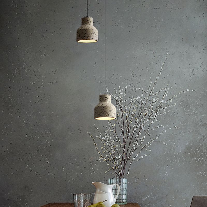 Noordse 1-licht hanglamp, minimalistisch marmerhangend licht voor woonkamer