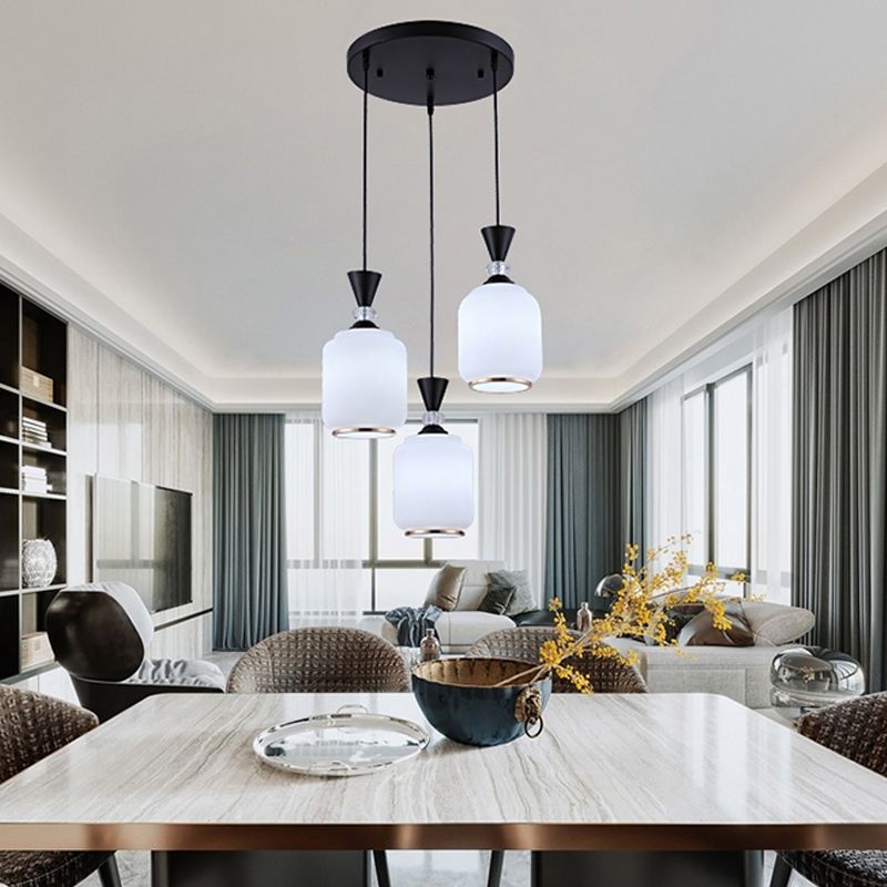 Suspension cylindrique moderne