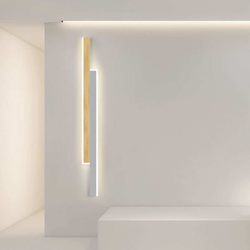 2 lumières Lautres murales linéaires LUMIRES METAL METAL METAL METAL