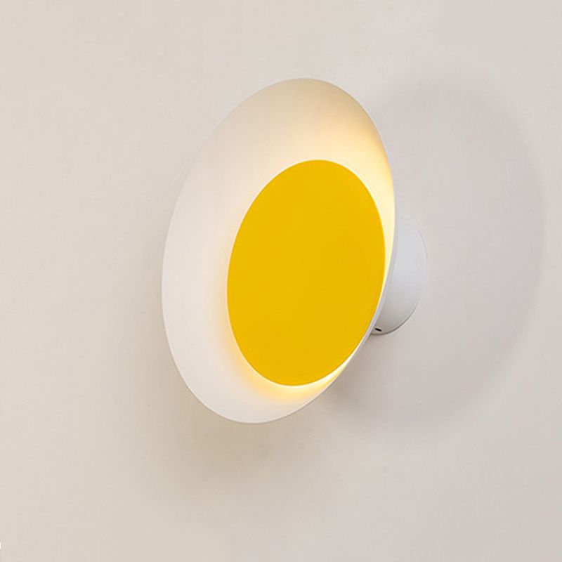 Moderni macaron moderni in stile ciotola ciotola sconde muro metallo 1 flioncini leggeri