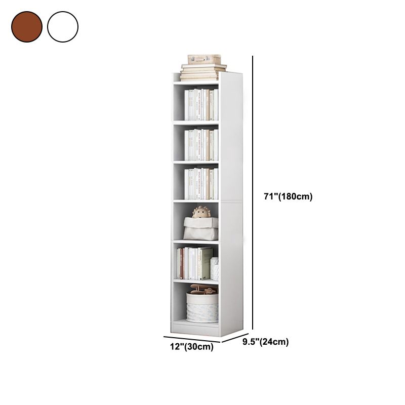 Contemporary Manufactured Wood Bookshelf Standard Home Bookcase