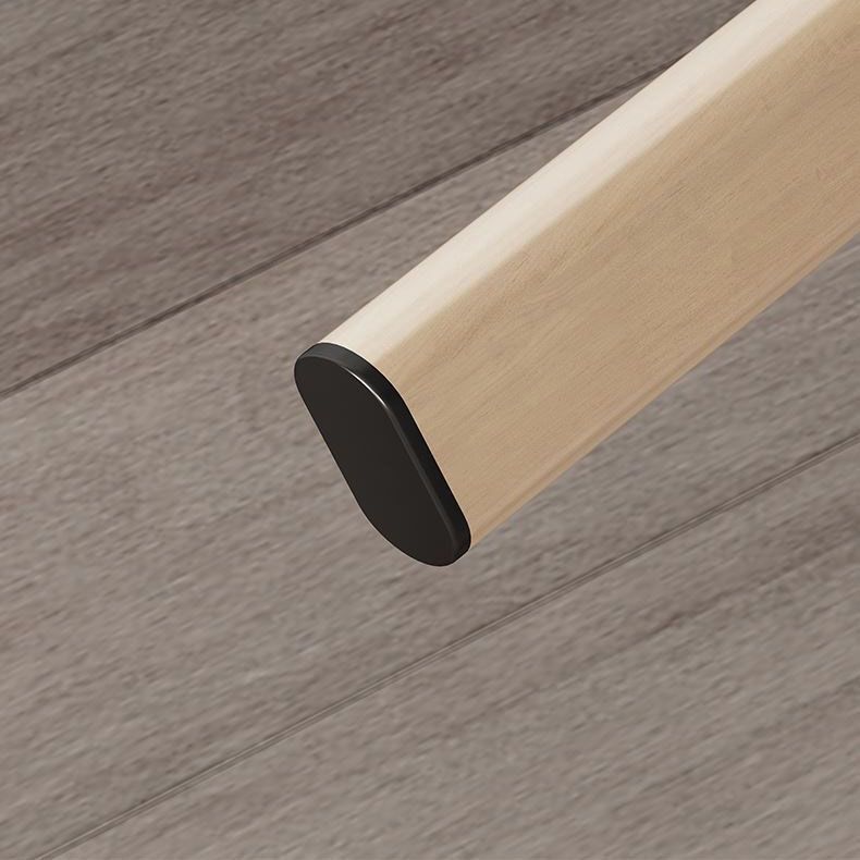 Modern Home Low Back Barstool Matte Finish Upholstered Stools