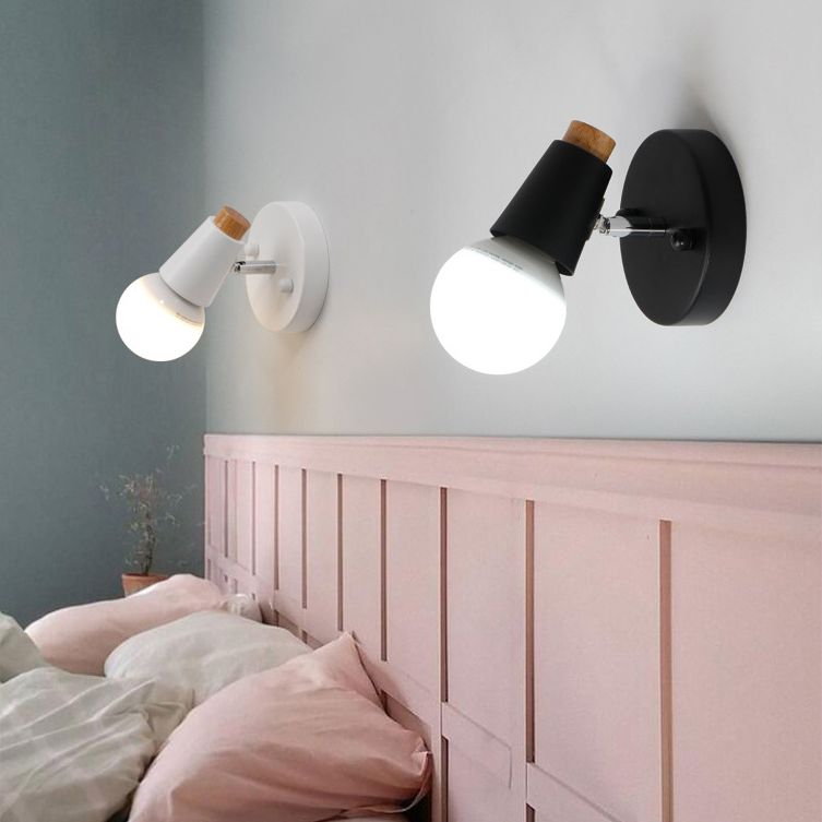 Cone Wall Light Sconce Modern Minimalist Style Metal 1 Light Sconces