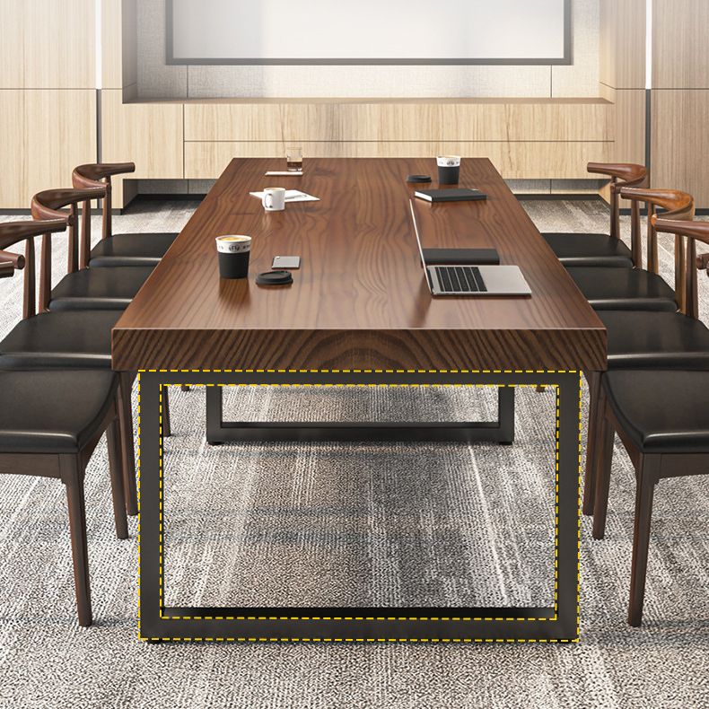 Pine Solid Wood Dining Table Rectangle Dining Table for Kitchen