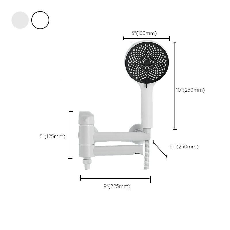 Bathroom Faucet Handheld Shower Head Rod Handle Bathtub Faucet