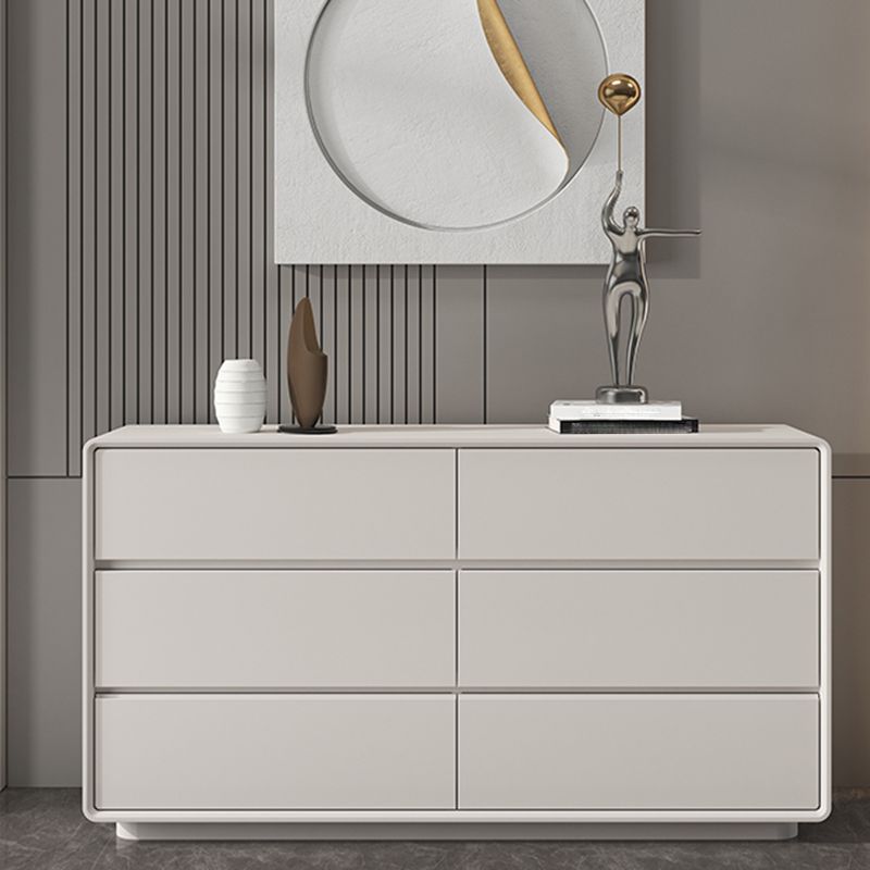 Contemporary Storage Chest Dresser Wooden Dresser with Drawers