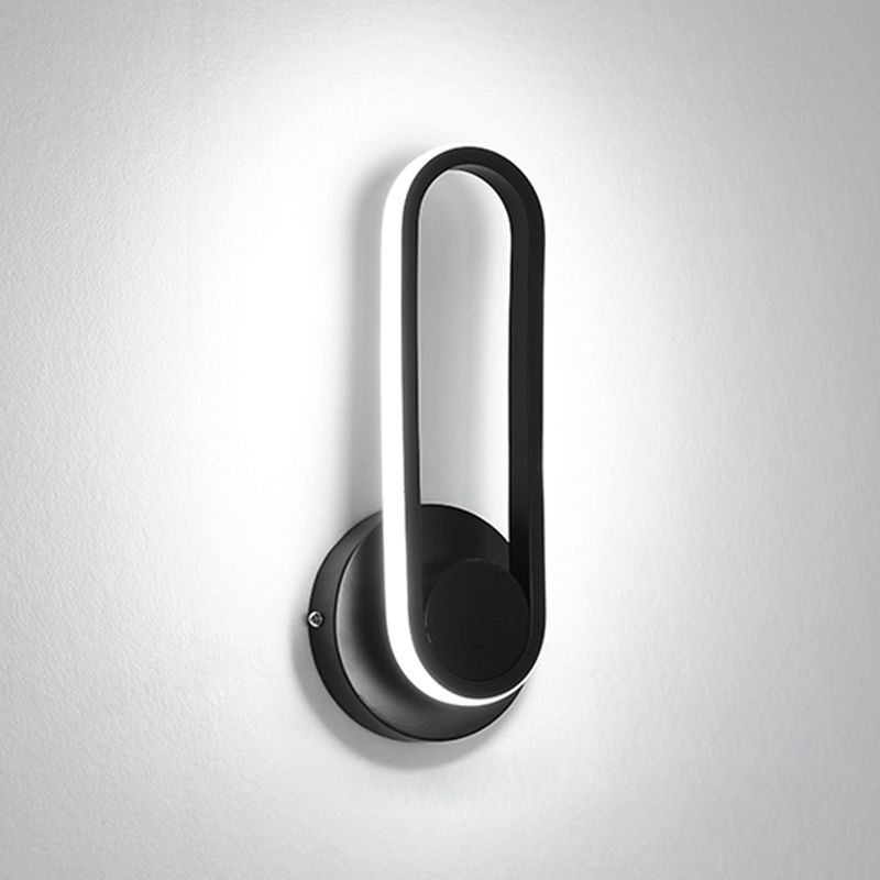 1-Light Geometric Wall Mounted Lighting Modern Style Metal Wall Lighting Fixtures