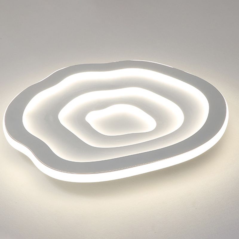 Witte Metalen Plafondlicht Lamp Moderne Stijl Cloud Flush Mount Plafondlicht Verlichting