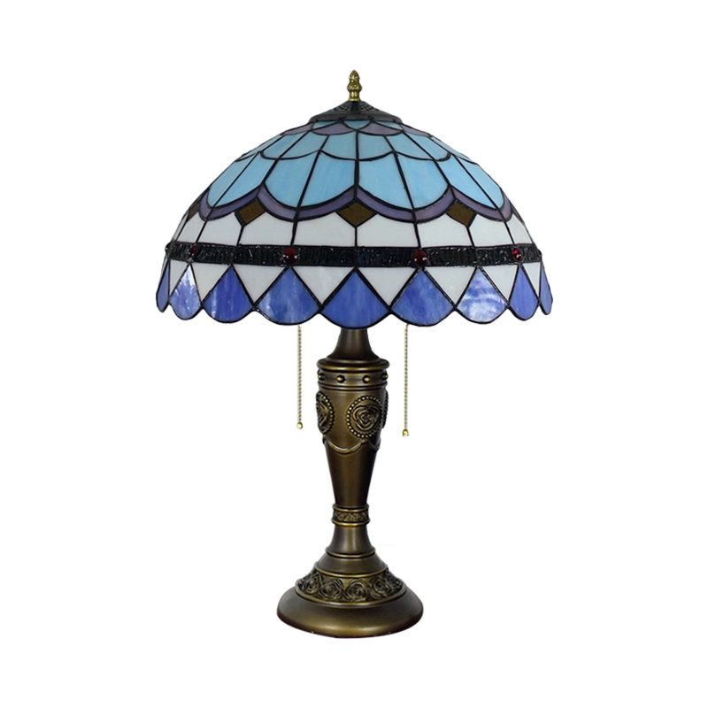 2 Köpfe Nachtstillstand Lampe Mittelmeer