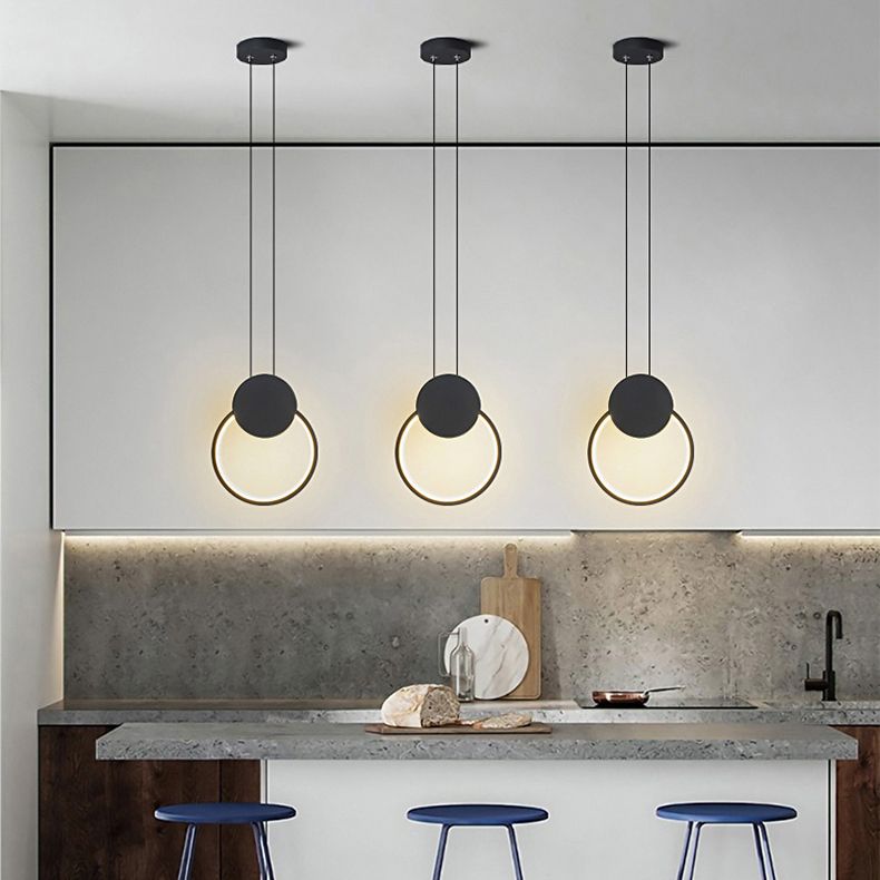 Geometric Suspended Lighting Fixture Modern Pendant Lighting for Dining Room