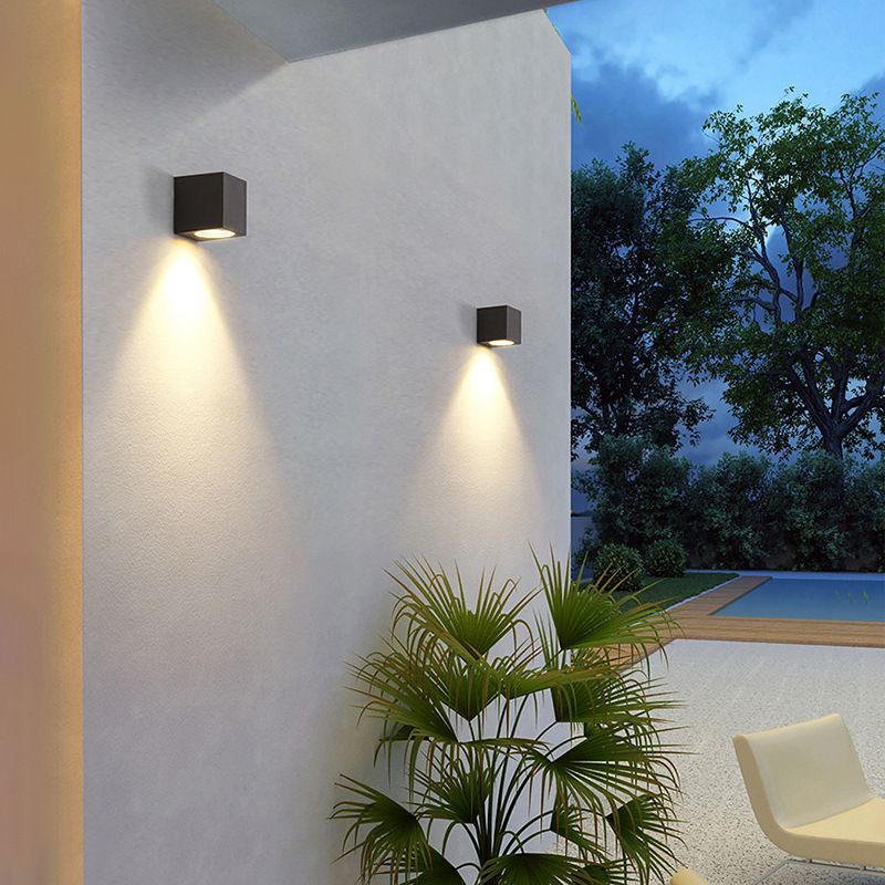 Einfache Wandmontage Lampe Nordic Moderne LED Wandleuchte für Innen im Freien im Freien