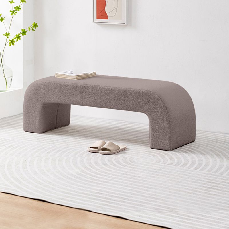 Modern Entryway Bench Solid Wood Seating Bench with Upholstered
