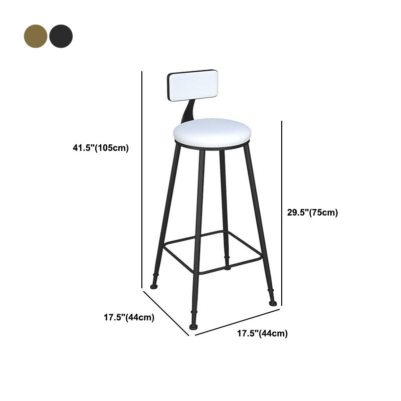 Glam 1/2/3 Pieces Bar Table Set Rectangle Stone Bar Table with Metal High Stools