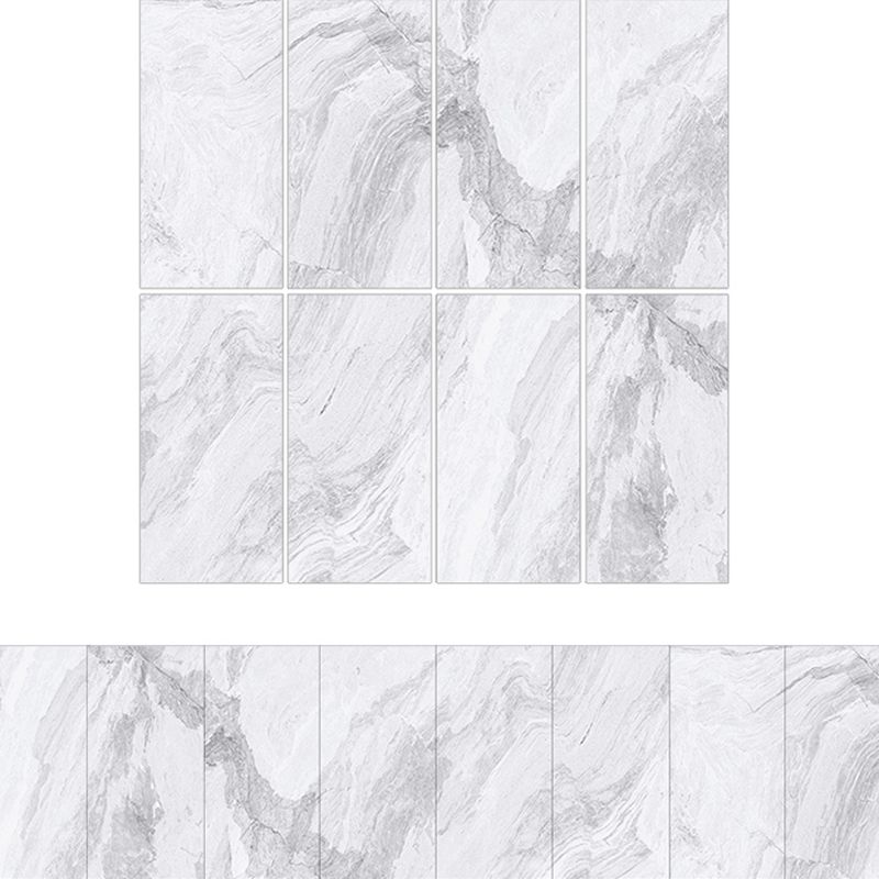 Modern Style Wall Tile Scratch Resistant Straight Edge Rectangle Wall Tile