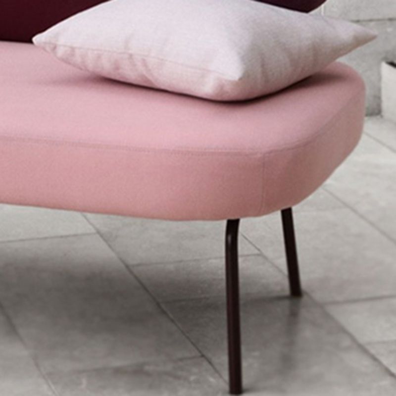 2-seater Standard Sofa Modern Fabric Armless Settee for Living Room