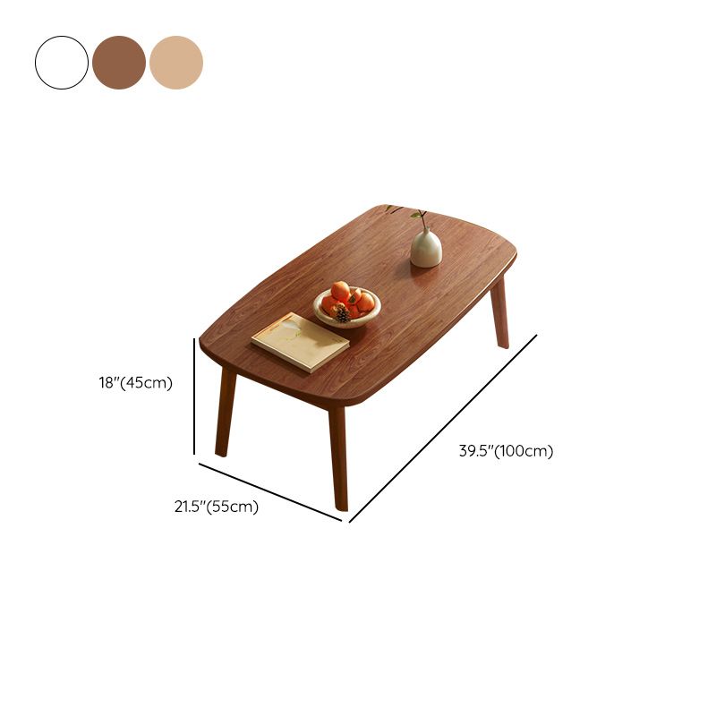 Contemporary Coffee or End Table Artificial Wood Coffee Table with Four Legs