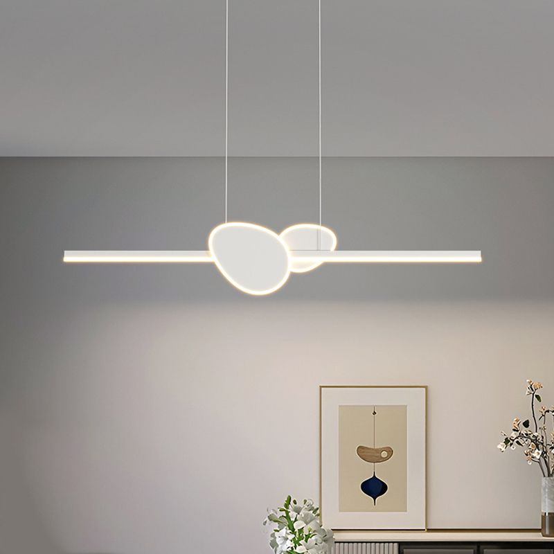 Modern Style Island Light LED Island Hanging Light with Acrylic Shade for Living Room