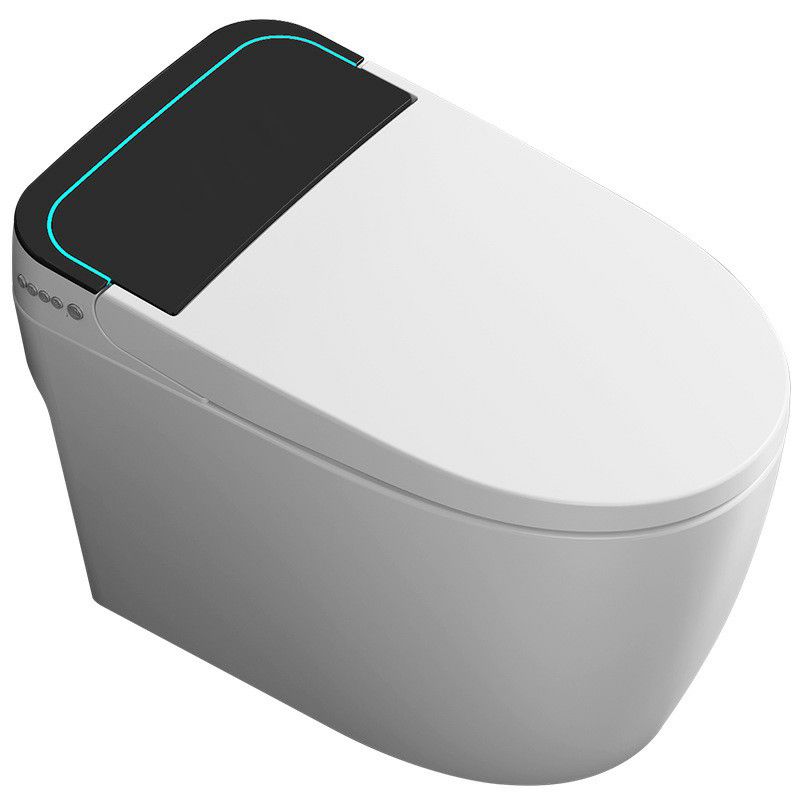 Modern Toilet Bowl All-In-One ABS Floor Mounted Siphon Jet Urine Toilet