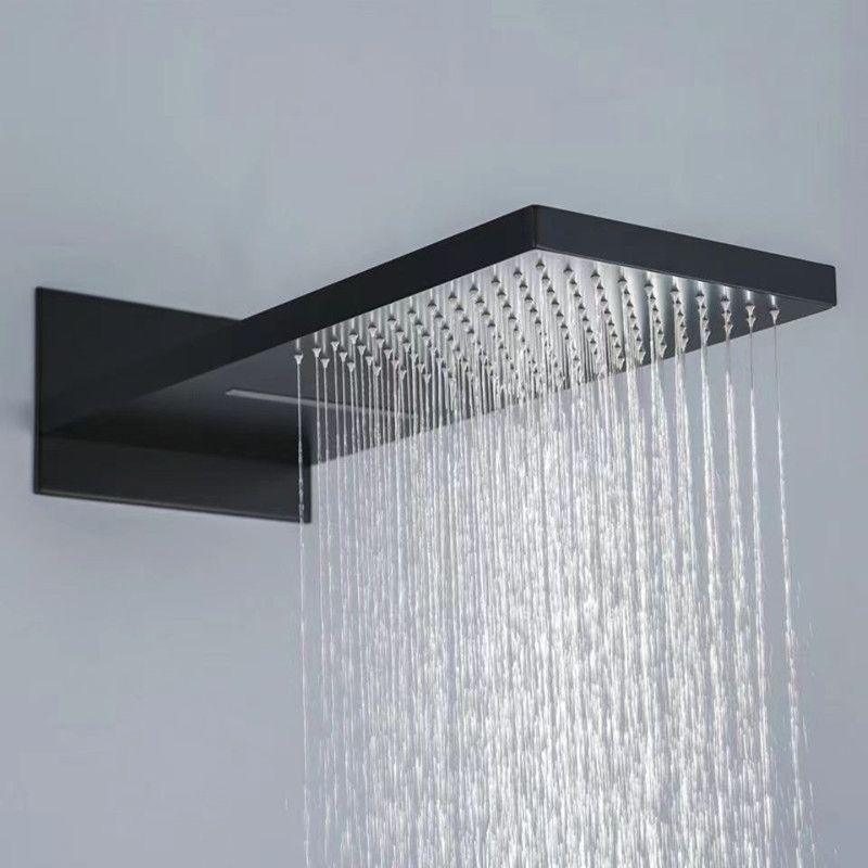Shower System Wall Mounted Massage Jet Adjustable Spray Pattern Shower Trim