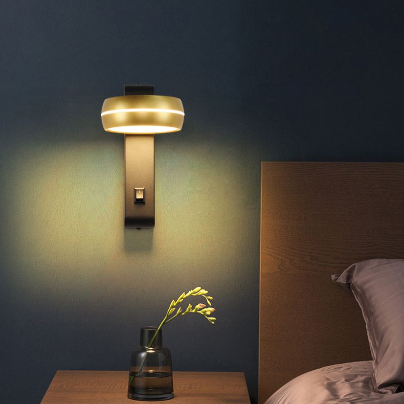 Luces de apliques de pared de tambor de estilo contemporáneo 1 Luz LED LIGHTIVE