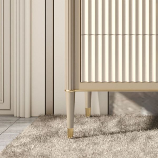 Wooden Storage Chest Dresser Glam Storage Chest with 6 Drawers