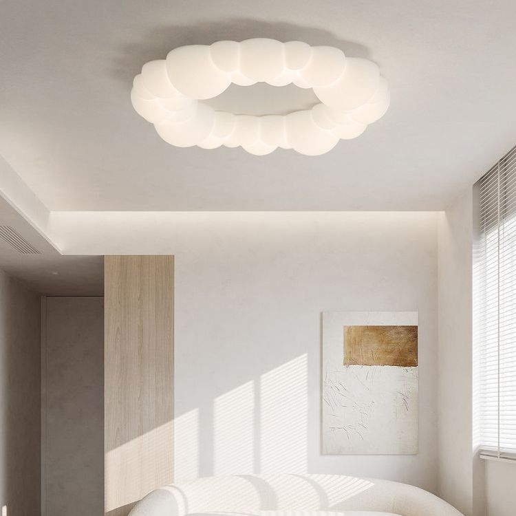 White LED Ceiling Light Modernism Flush Mount Lighting for Foyer Kitchen