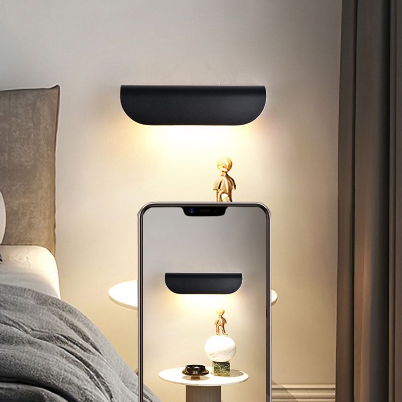 1 Light Geometric Wall Lamp Simplicity Metal Wall Mounted Light Fixture