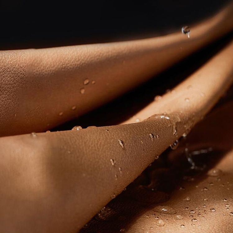 Leather Dining Side Chair Industrial Design Armless Solid Back Chairs