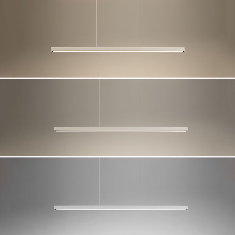 LED Modern eenvoudig hangende lichte rechthoek hanglamp met een hanglamp voor eetkamer