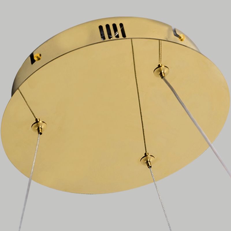 Multi -Layer -runde Schattenhänge hängender moderner Acryl -Anhänger Licht für Esszimmer