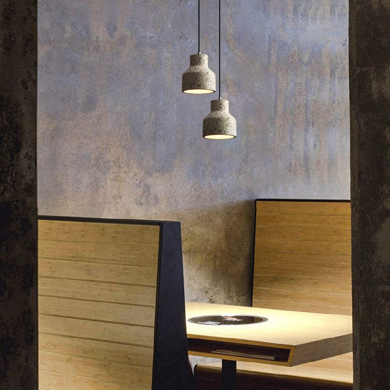 Noordse 1-licht hanglamp, minimalistisch marmerhangend licht voor woonkamer
