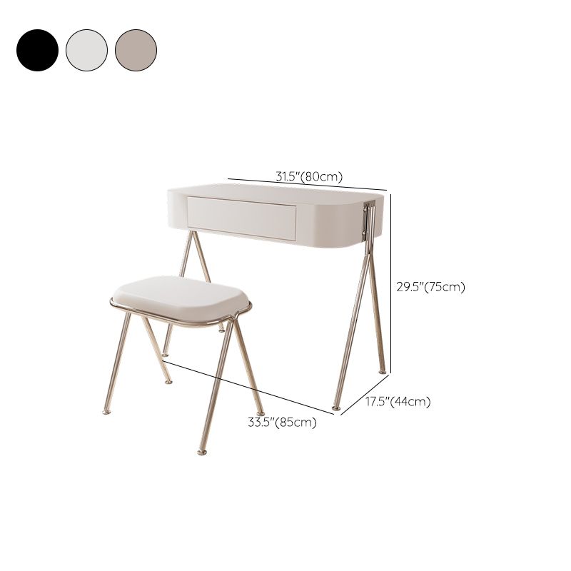 Wooden Make-up Vanity Storage Makeup Vanity Desk Table with a Drawer
