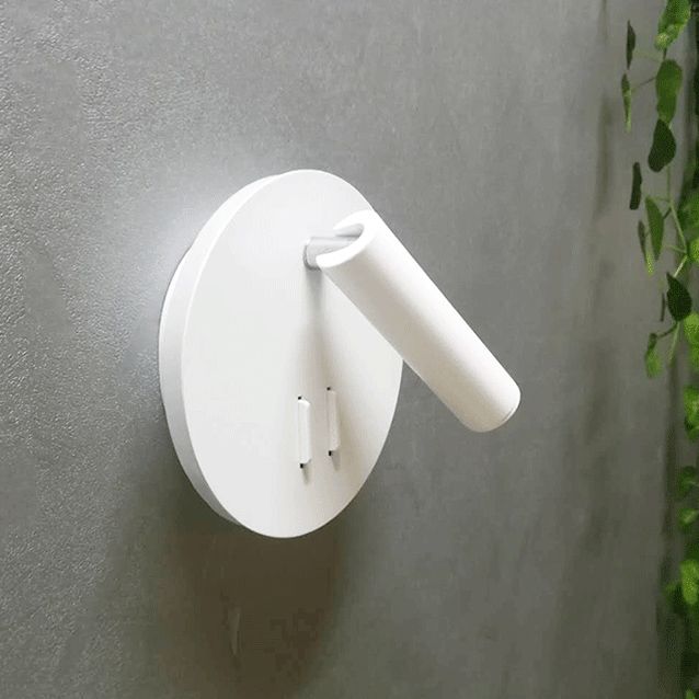 Minimalismo moderno Pronzo della parete domestica con ombra acrilica per camera da letto