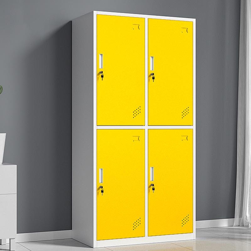 Hinged Wardrobe Cabinet Contemporary Metal Wardrobe Armoire for Home