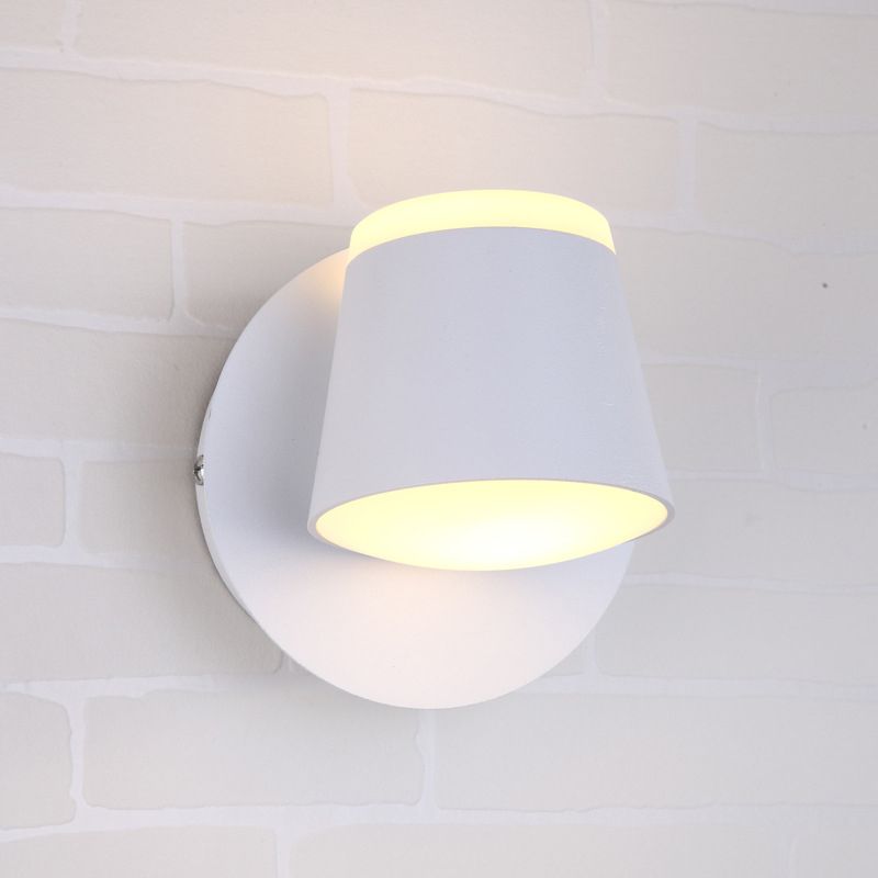 Modern Minimalist Style Half Cylinder Wall Light Sconces Acrylic Wall Lighting for Living Room