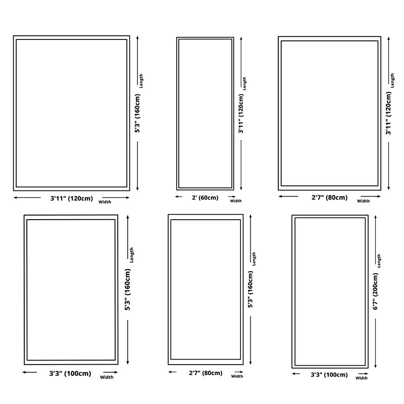 Fresh Watercolor Indoor Rug Modern Creative Oval Carpet Polyester Stain Resistant Rug for Bedroom