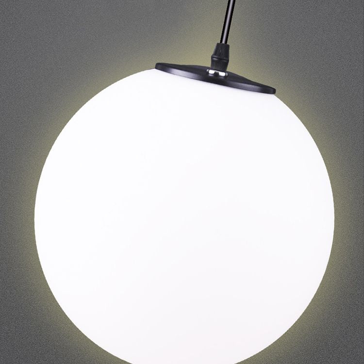 Pendule verre suspendu plafonnier style minimaliste plafond blanc pendant plafonnier