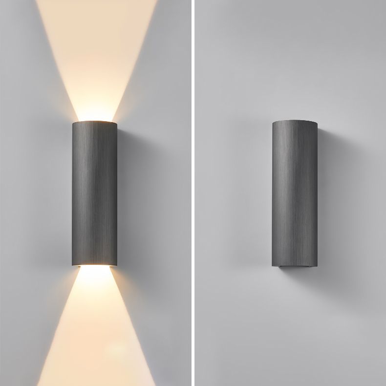 Appliques murales modernes en forme de tube