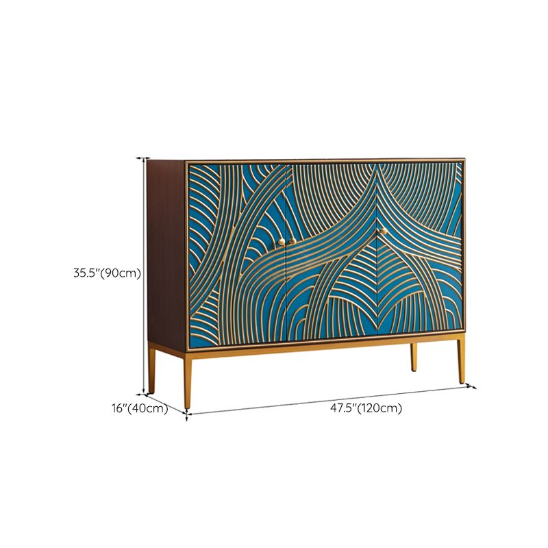 Manufactured Wood Storage Chest Glam Style Storage Chest Dresser