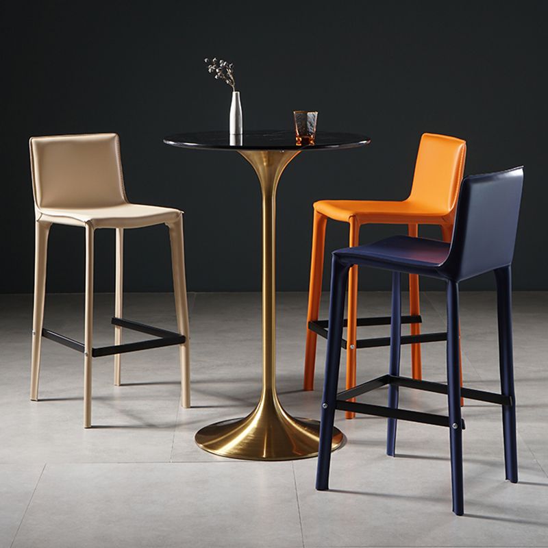 41.3"H Bar Dining Table Pedestal Sintered Stone Bar Height Cocktail Table