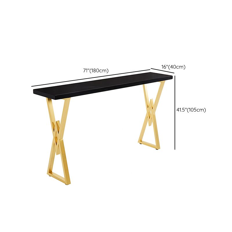 Modern Style Solid Wood Bar Table Set 1/2/5 Pcs Rectangular Pub Set for Indoor